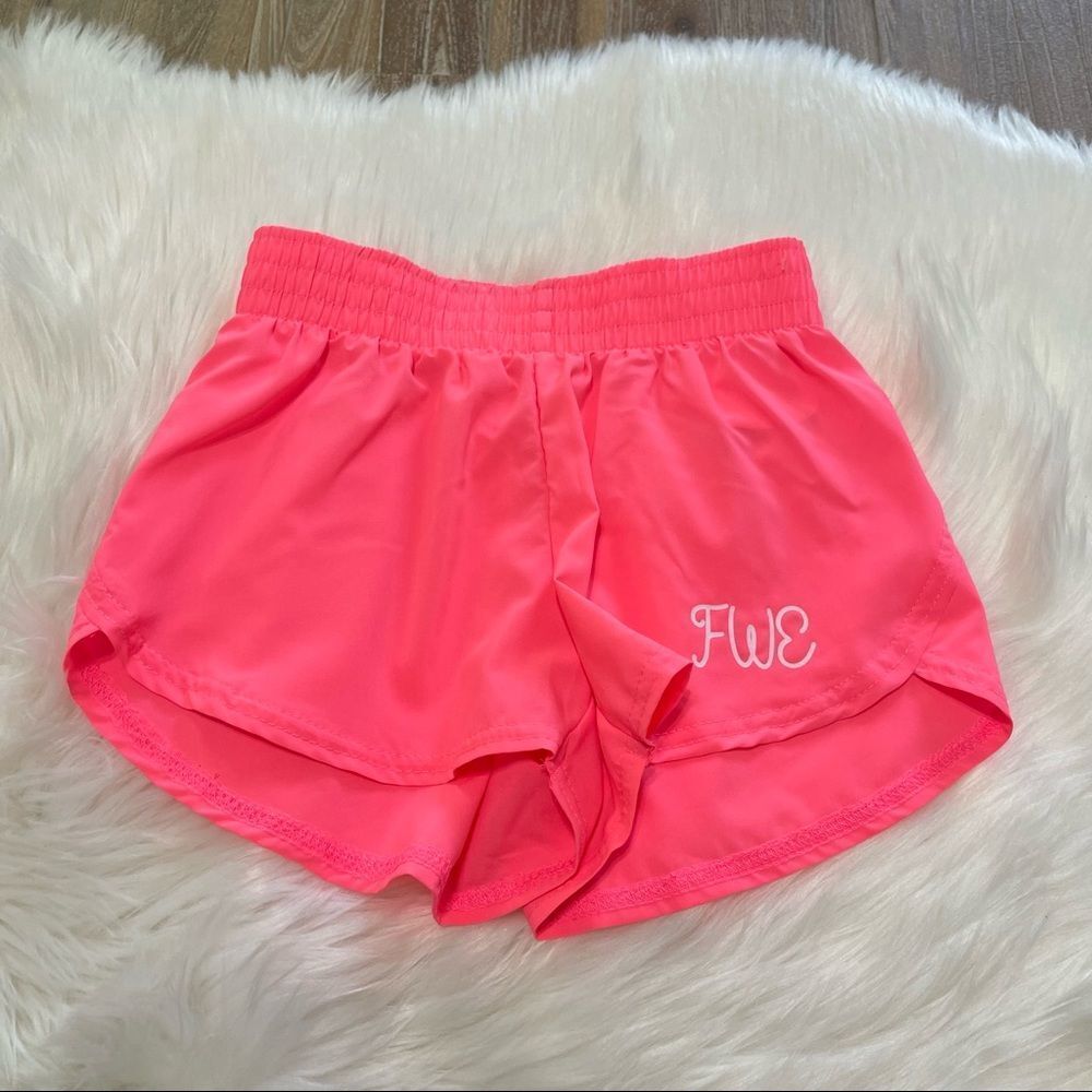 Azarhia Hot Pink Customized Shorts Size Youth Medium 8/10